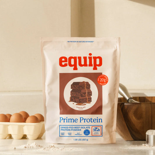 Equip Prime Protein - New - Sweetened with coconut sugar + monk fruit (4g sugar)