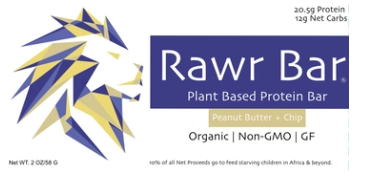 Rawr Bar (Box of 12) - PB + Chip