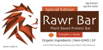 Rawr Bar (Box of 12) - Pumpkin + Pecan