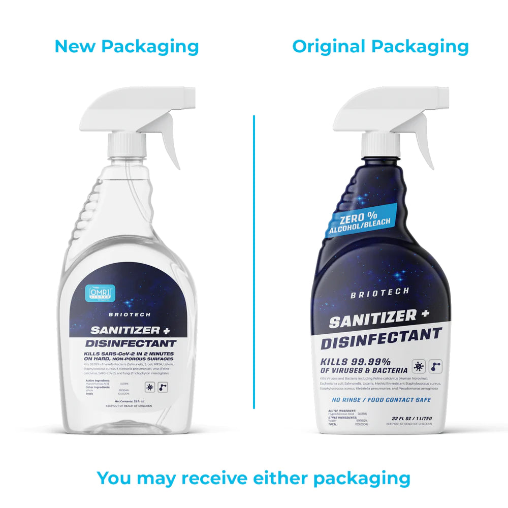 Briotech Sanitzer and Disinfectant 32 oz.