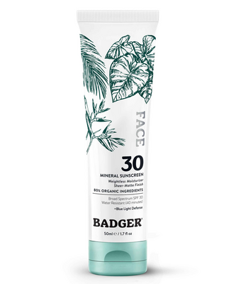Badger SPF 30 Daily Mineral Sunscreen Lotion