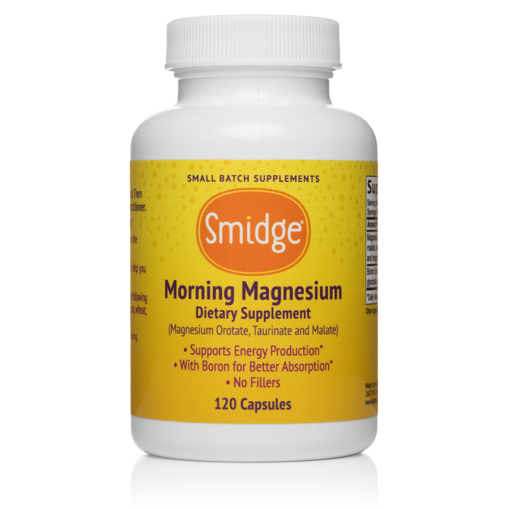 Smidge Morning Magnesium-120 caps