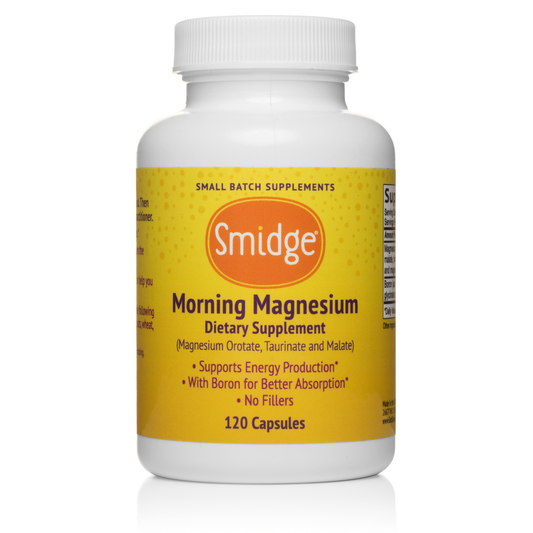 Smidge Morning Magnesium-120 caps