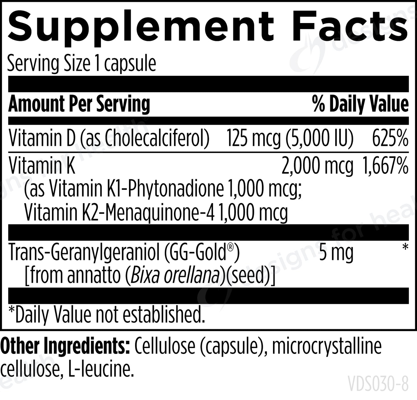 Designs for Health Vitamin D Supreme - 60 caps