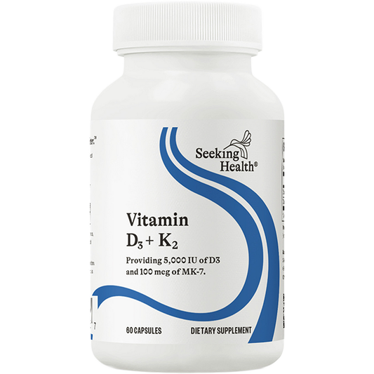 Seeking Health Vitamin D3 + K2 60 Caps