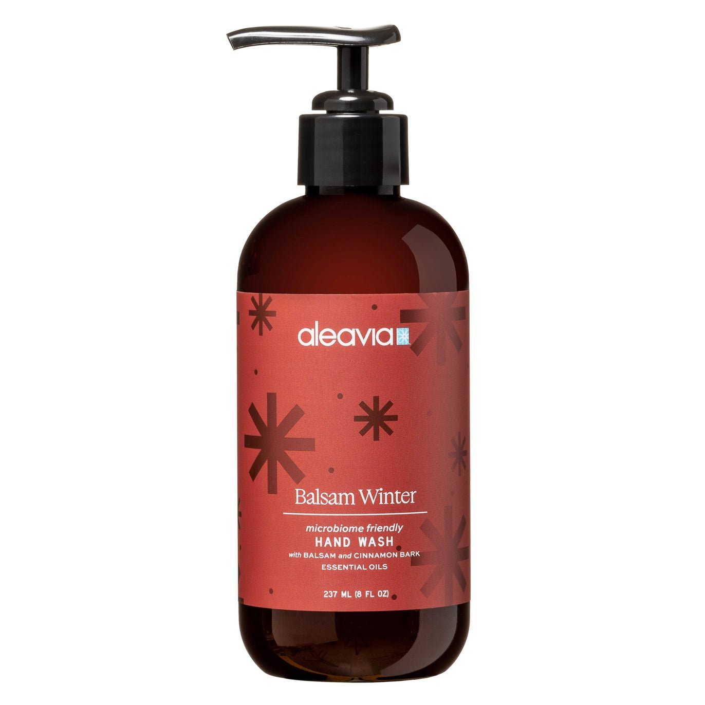 Aleavia Balsam Winter Microbiome Friendly Hand Wash | Microbiome Friendly Cleanser - 8 oz. - Wholistic Nutrition - Hair, Skin & Body Care - Aleavia