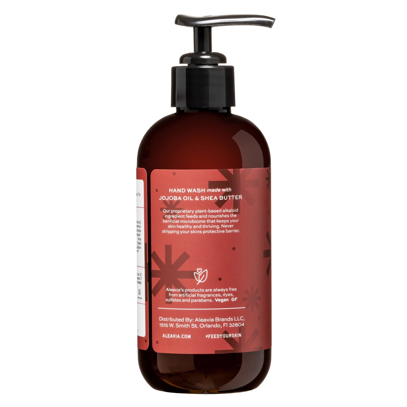 Aleavia Balsam Winter Microbiome Friendly Hand Wash | Microbiome Friendly Cleanser - 8 oz. - Wholistic Nutrition - Hair, Skin & Body Care - Aleavia
