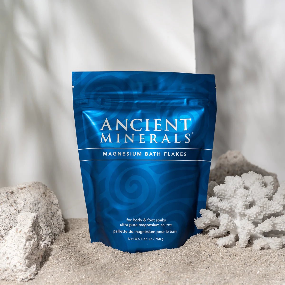Ancient Minerals Magnesium Bath Flakes - Wholistic Nutrition - Hair, Skin & Body Care - Ancient Minerals