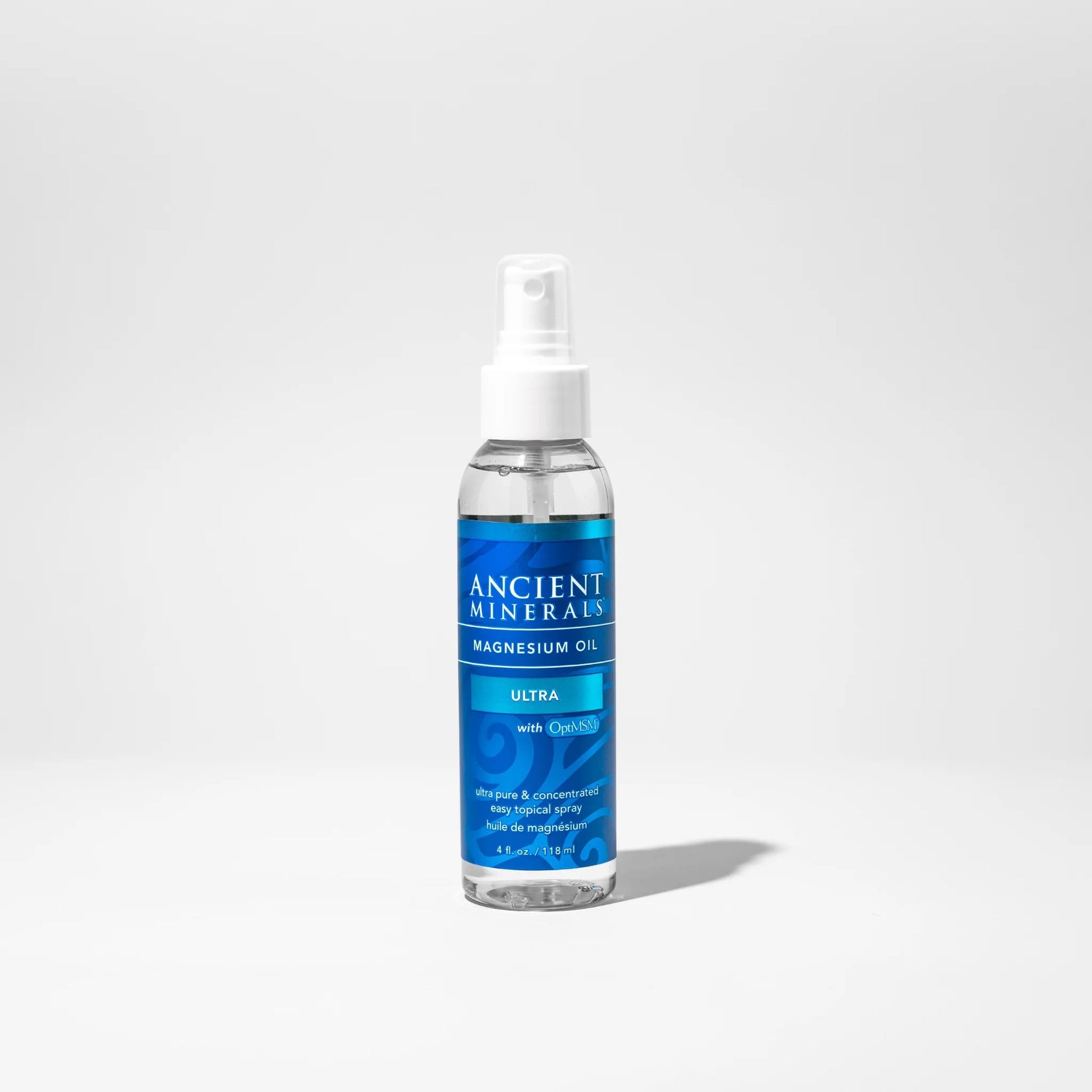 Ancient Minerals Magnesium Oil Ultra w/ OptiMSM - Wholistic Nutrition - Hair, Skin & Body Care - Ancient Minerals