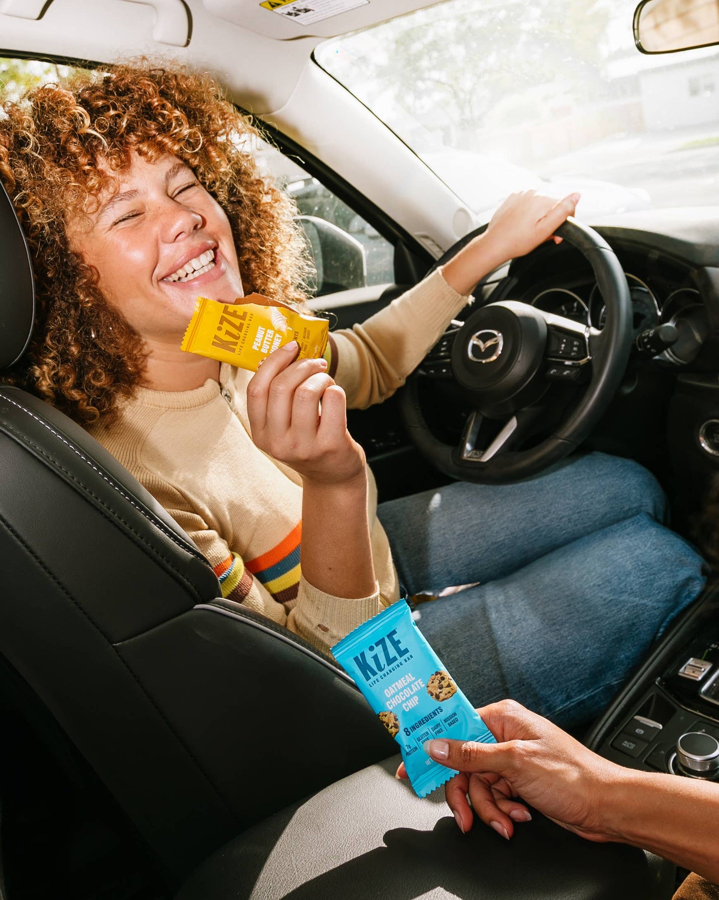KiZE Peanut Butter Honey  - Individual bar
