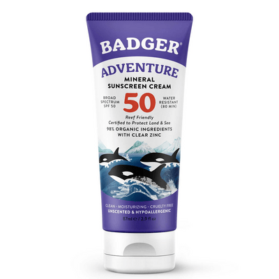 Badger Adventure Mineral Sunscreen SPF 50 - Wholistic Nutrition - Default - Badger