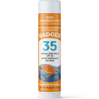 Badger Kids Sunscreen Stick SPF 35 - Wholistic Nutrition - Badger