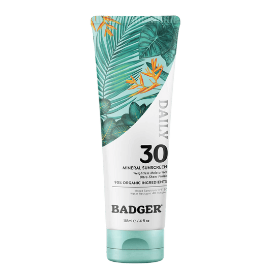 Badger SPF 30 Daily Mineral Sunscreen Lotion - Wholistic Nutrition - Default - Badger