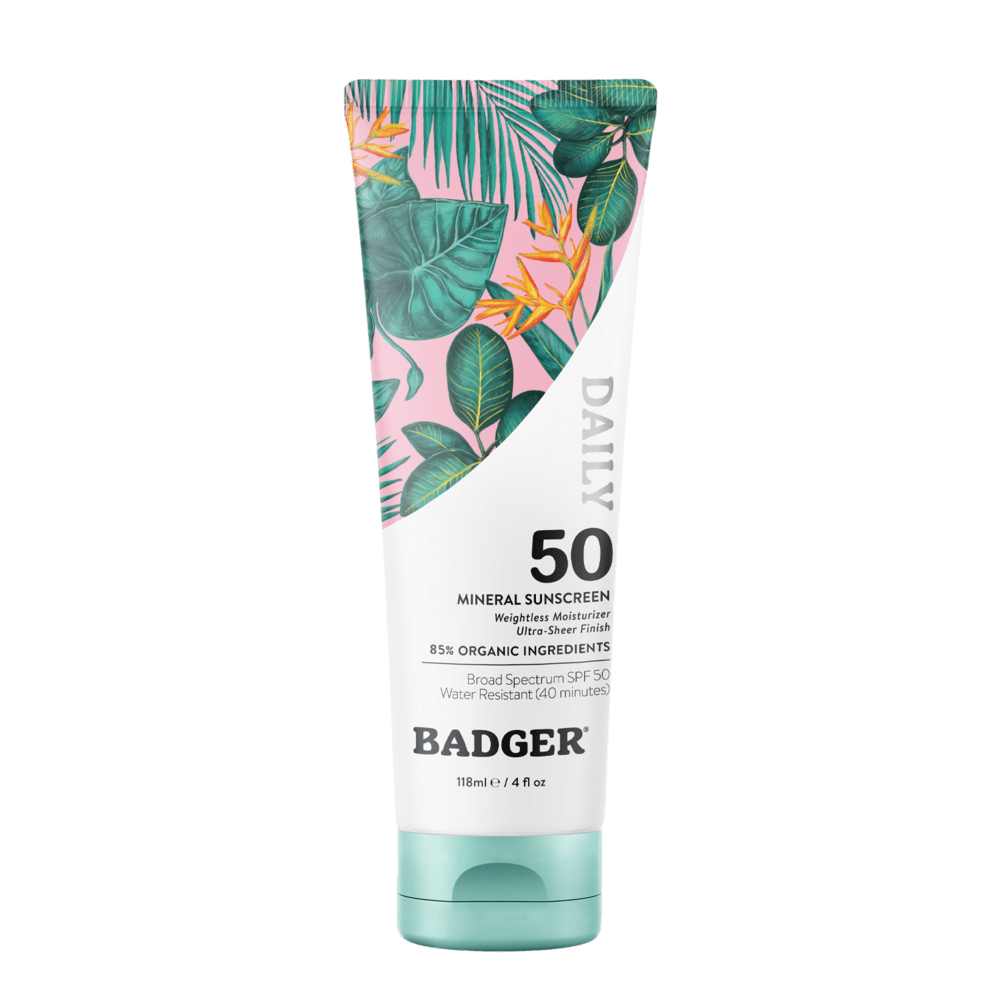 Badger SPF 50 Daily Mineral Sunscreen - Wholistic Nutrition - Wholistic Nutrition