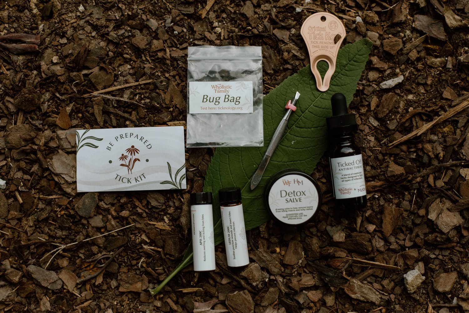 Be Prepared Tick Kit - Wholistic Nutrition - Wholistic Medicine Cabinet - The Wholistic Family