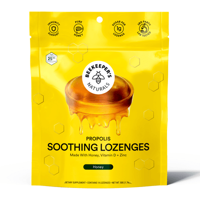 Beekeeper’s Naturals B. Soothed Honey Lozenges - Wholistic Nutrition - Default - Beekeeper's Naturals