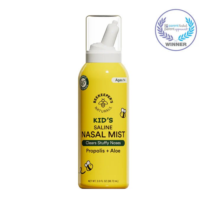 Beekeeper's Naturals Kid's Saline Nasal Mist - Wholistic Nutrition - Wholistic Medicine Cabinet - Beekeeper's Naturals