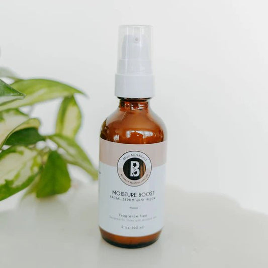 Bella Botanicals - Moisture Boost Facial Serum with Hyaluronic Acid and Algae - Wholistic Nutrition - Hair, Skin & Body Care - Bella Botanicals