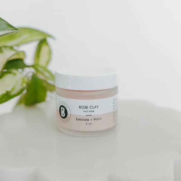 Bella Botanicals - Rose Clay Face Mask - Wholistic Nutrition - Hair, Skin & Body Care - Bella Botanicals