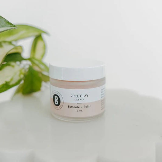 Bella Botanicals - Rose Clay Face Mask - Wholistic Nutrition - Hair, Skin & Body Care - Bella Botanicals