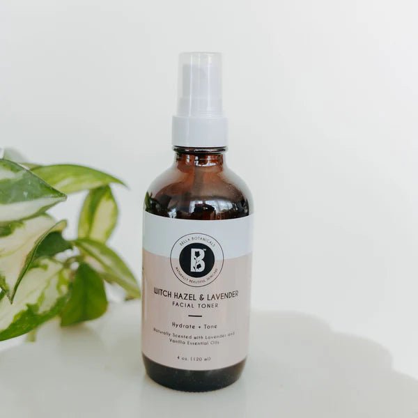 Bella Botanicals - Witch Hazel and Lavender Hydrosol Facial Toner - Wholistic Nutrition - Hair, Skin & Body Care - Bella Botanicals