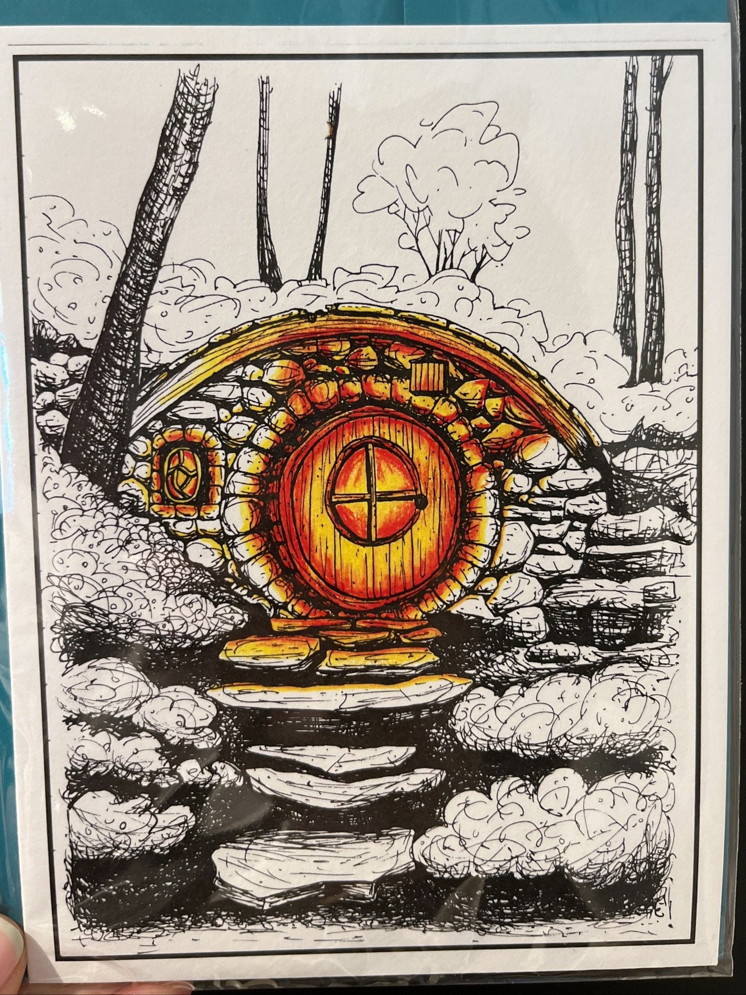 Biophilia & Ink Hand - Drawn Card - Wholistic Nutrition - Greeting Card - Biophilia & Ink