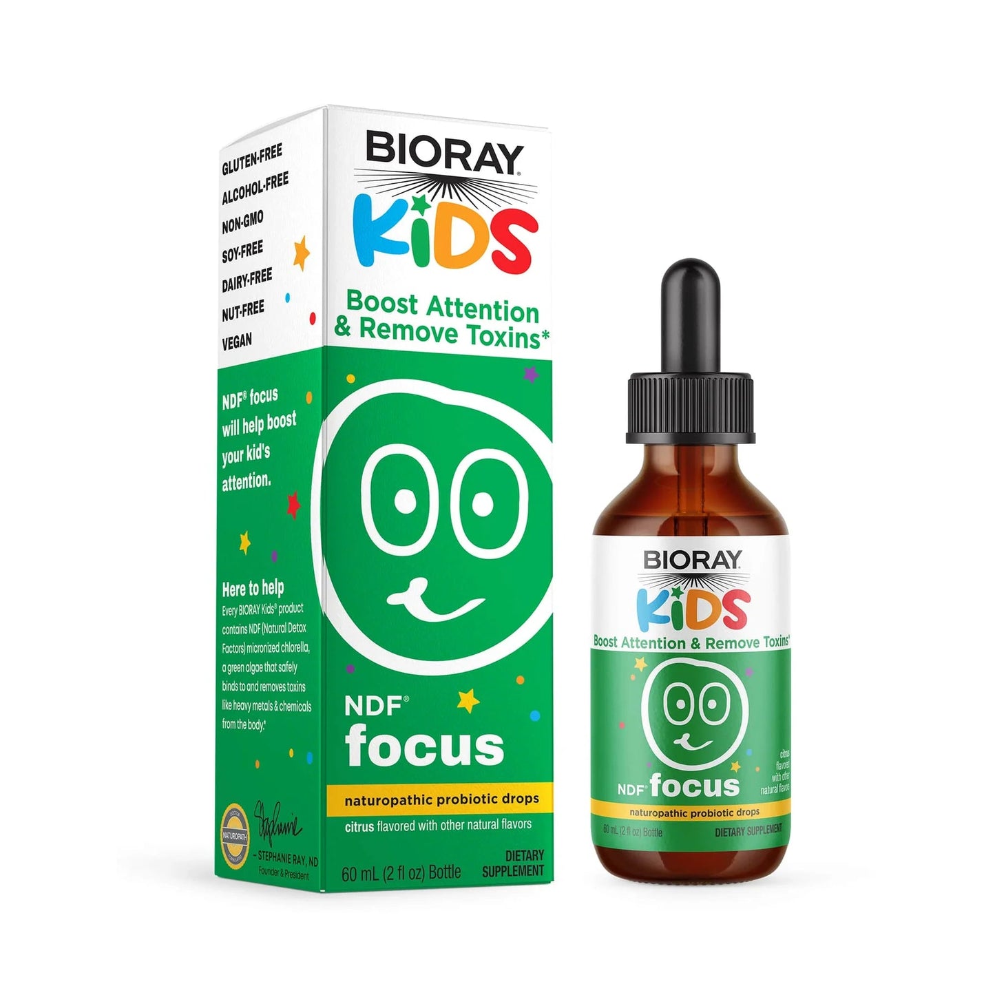 Bioray Kids NDF Focus - 2oz. - Wholistic Nutrition - Wellness Supplements - Bioray