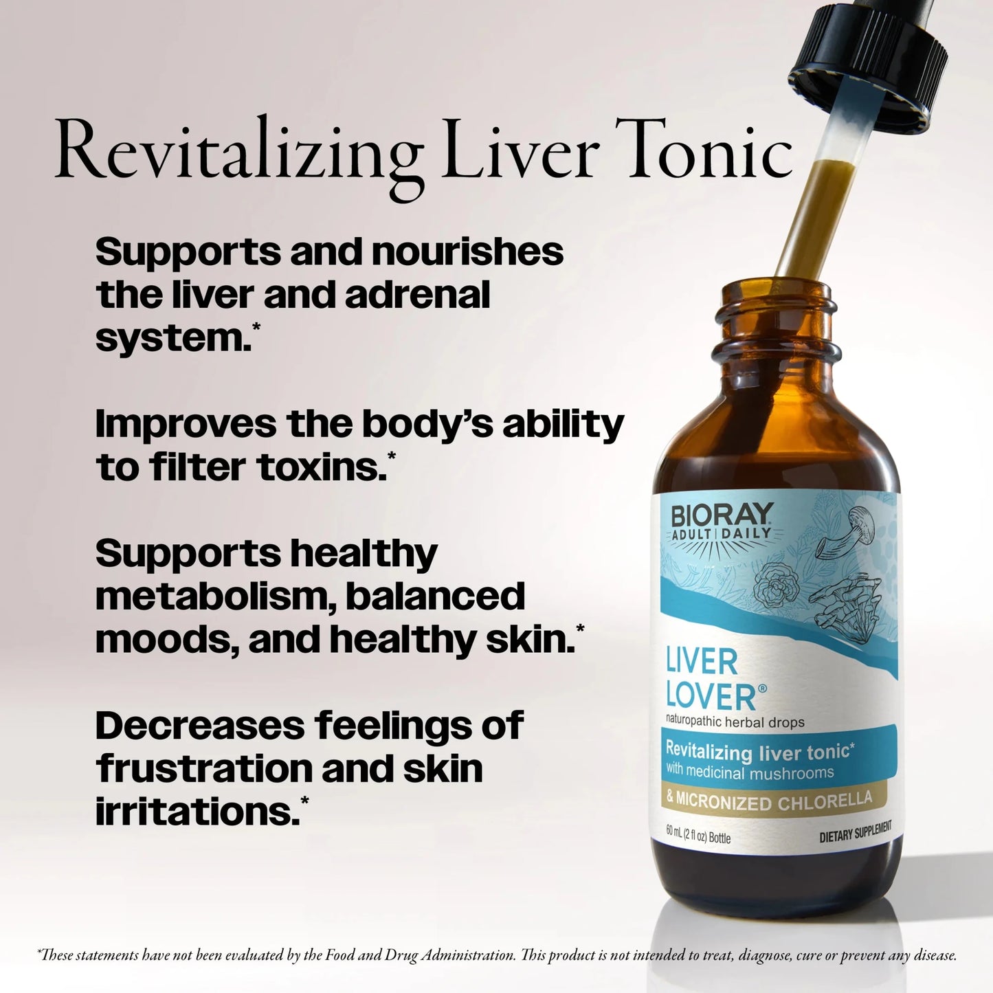 Bioray Liver Lover - 2 oz. - Wholistic Nutrition - Wellness Supplements - Bioray