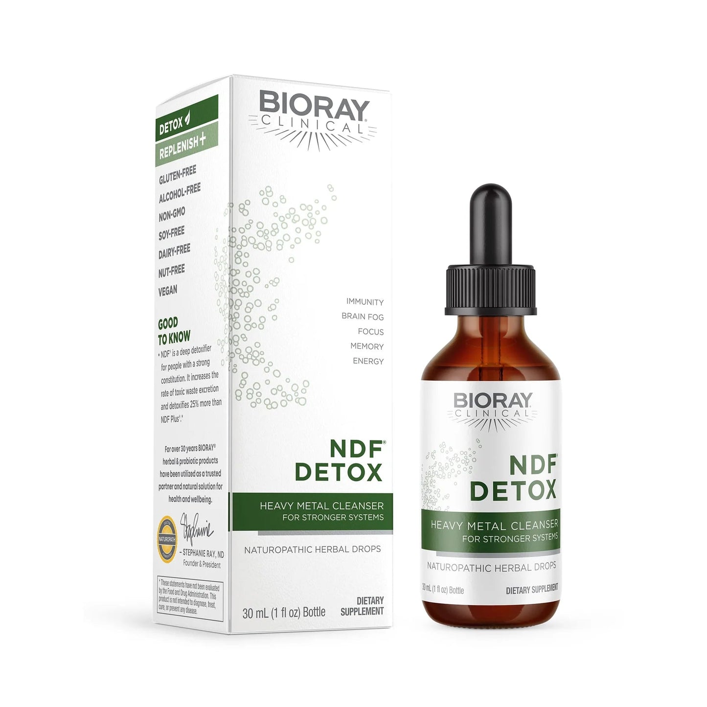 Bioray NDF Detox - 1 oz. - Wholistic Nutrition - Wellness Supplements - Bioray