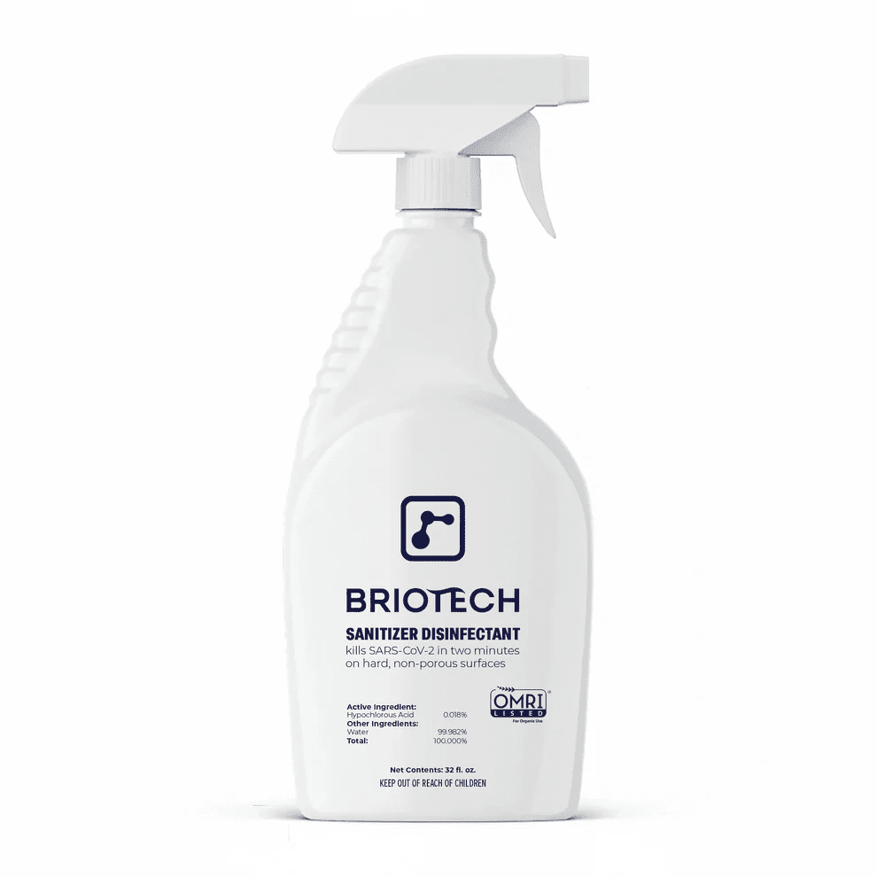 Briotech Sanitzer and Disinfectant 32 oz. - Wholistic Nutrition - Cleaning & Laundry - Briotech