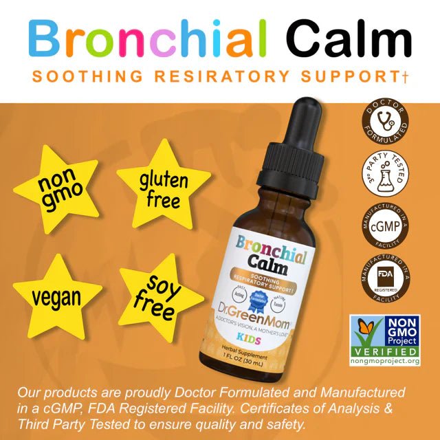 Bronchial Calm™✝︎ Kids - Wholistic Nutrition - Wholistic Medicine Cabinet - Dr. Green Life/Mom