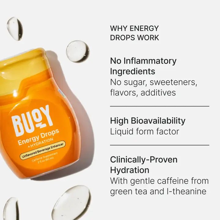 Buoy Energy Drops - Wholistic Nutrition - Wellness Supplements - Buoy