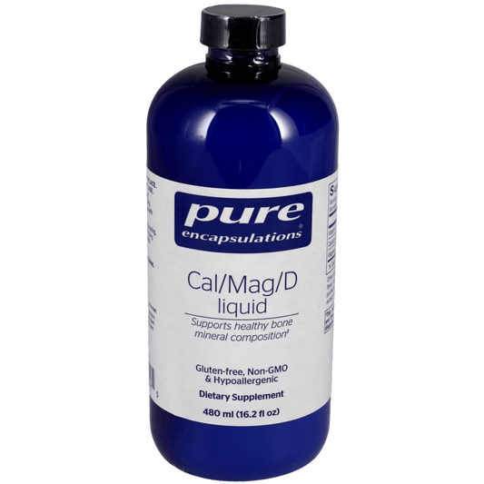 Cal/Mag/D Liquid 480 ml - Wholistic Nutrition-Default-Pure Encapsulations