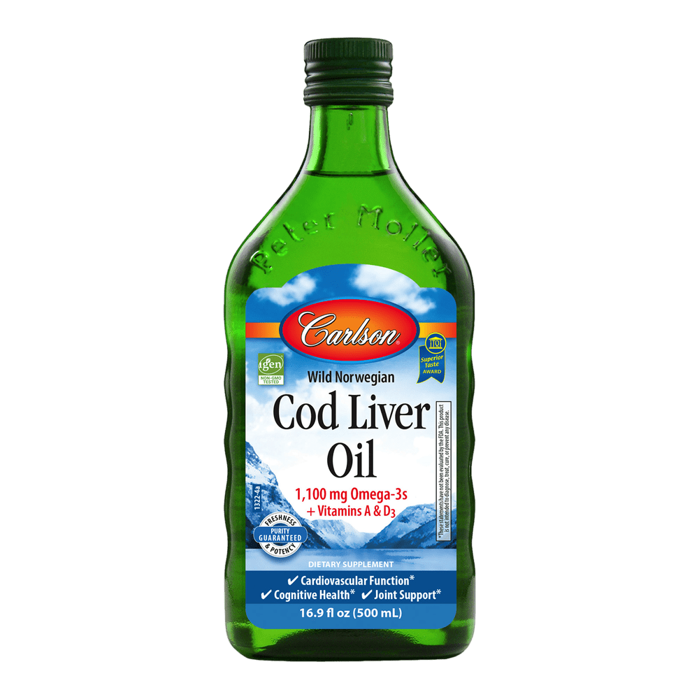 Carlson Cod Liver Oil 16.9 oz (Unflavored) - Wholistic Nutrition-Default-Carlson