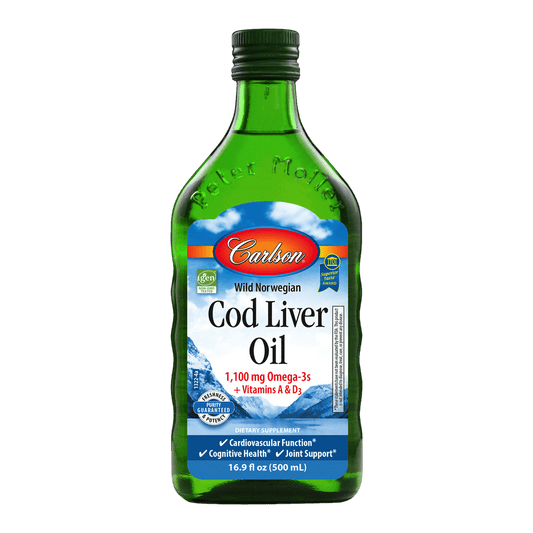 Carlson Cod Liver Oil 16.9 oz (Unflavored) - Wholistic Nutrition-Default-Carlson