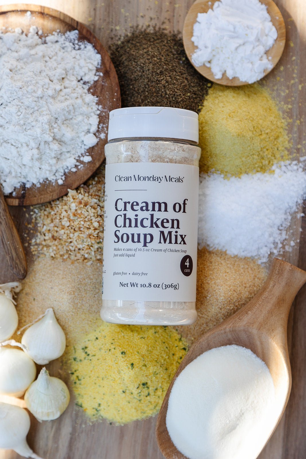 Clean Monday Meals - Cream of Chicken Soup Mix - Wholistic Nutrition-Wholistic Home-Clean Monday Meals