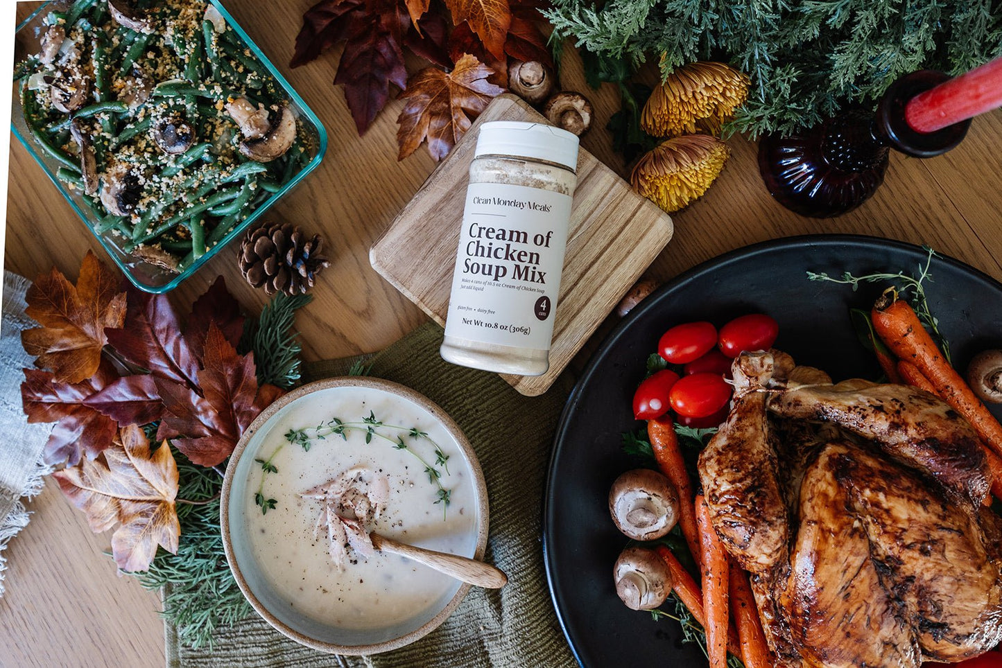 Clean Monday Meals - Cream of Chicken Soup Mix - Wholistic Nutrition-Wholistic Home-Clean Monday Meals