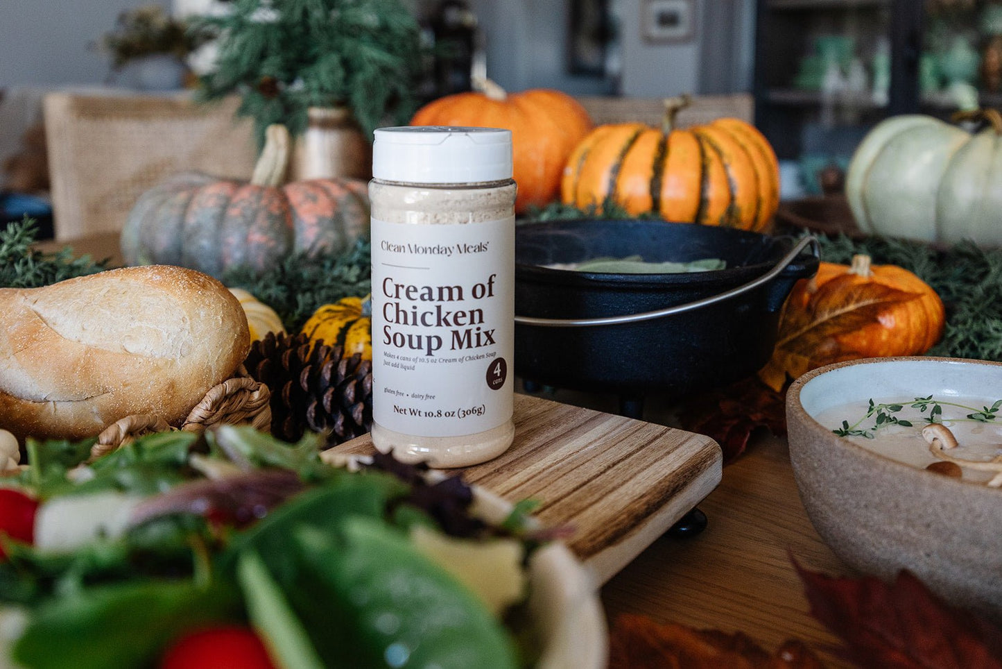 Clean Monday Meals - Cream of Chicken Soup Mix - Wholistic Nutrition-Wholistic Home-Clean Monday Meals