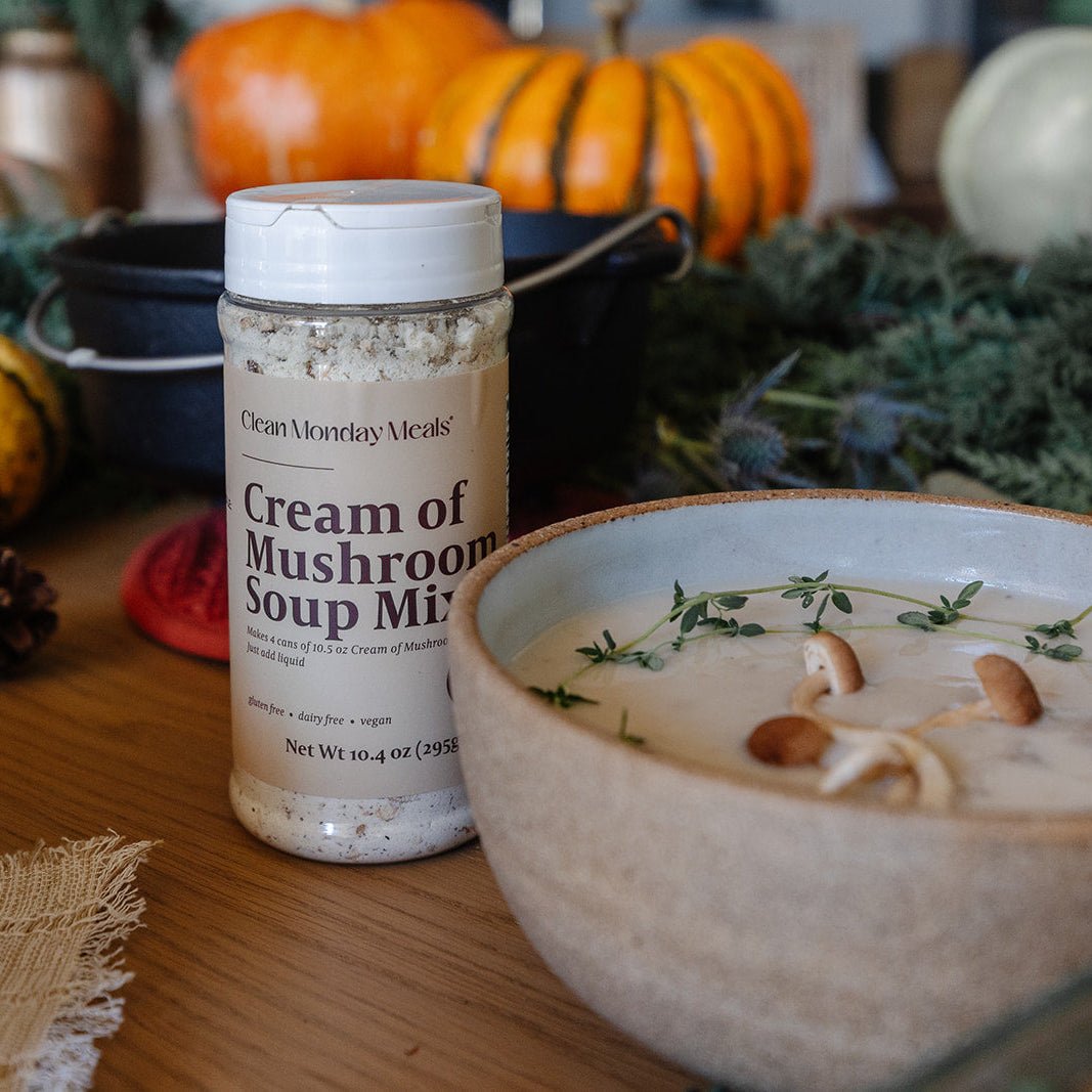 Clean Monday Meals - Cream of Mushroom Soup Mix - Wholistic Nutrition-Wholistic Home-Clean Monday Meals