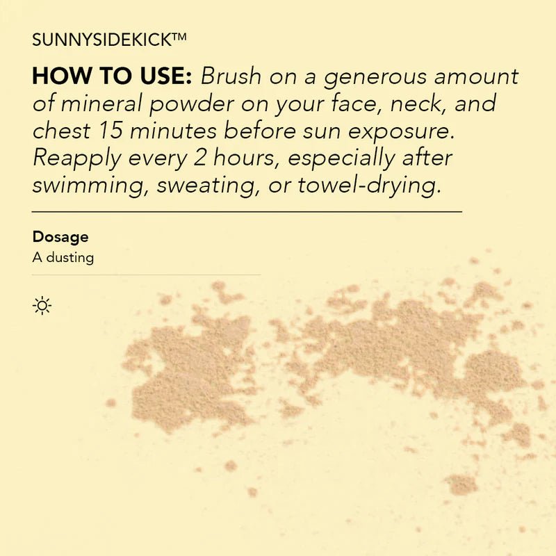 Clearstem SUNNYSIDEKICK - BRUSHED sunscreen - Wholistic Nutrition - Hair, Skin & Body Care - Clearstem