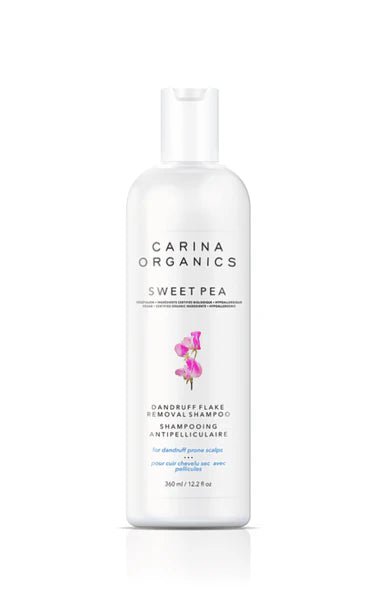 Dandruff Flake Removal Shampoo - Sweet Pea - 12 oz. - Wholistic Nutrition - Hair, Skin & Body Care - Carina Organics