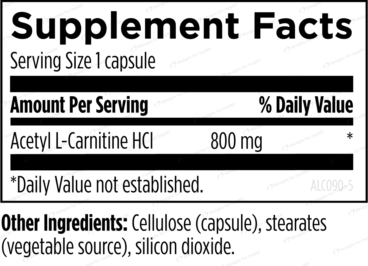 Designs for Health Acetyl - L - Carnitine - Wholistic Nutrition - Default - Designs for Health
