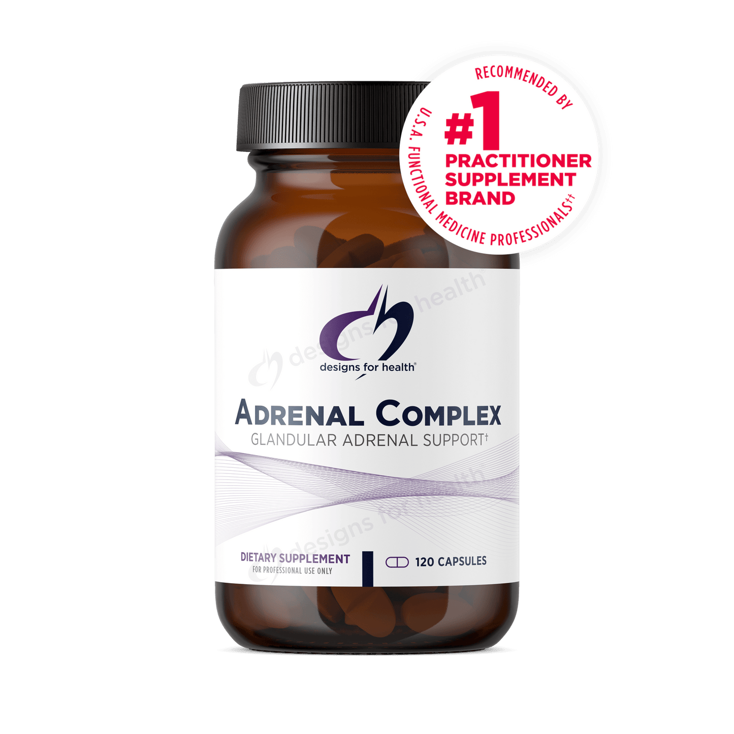 Designs for Health Adrenal Complex 120 caps - Wholistic Nutrition - Default - Designs for Health