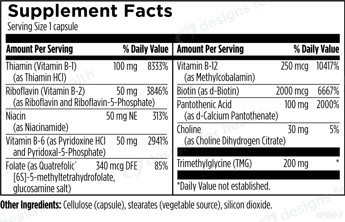 Designs for Health B - Supreme - 60 caps - Wholistic Nutrition - Default - Designs for Health