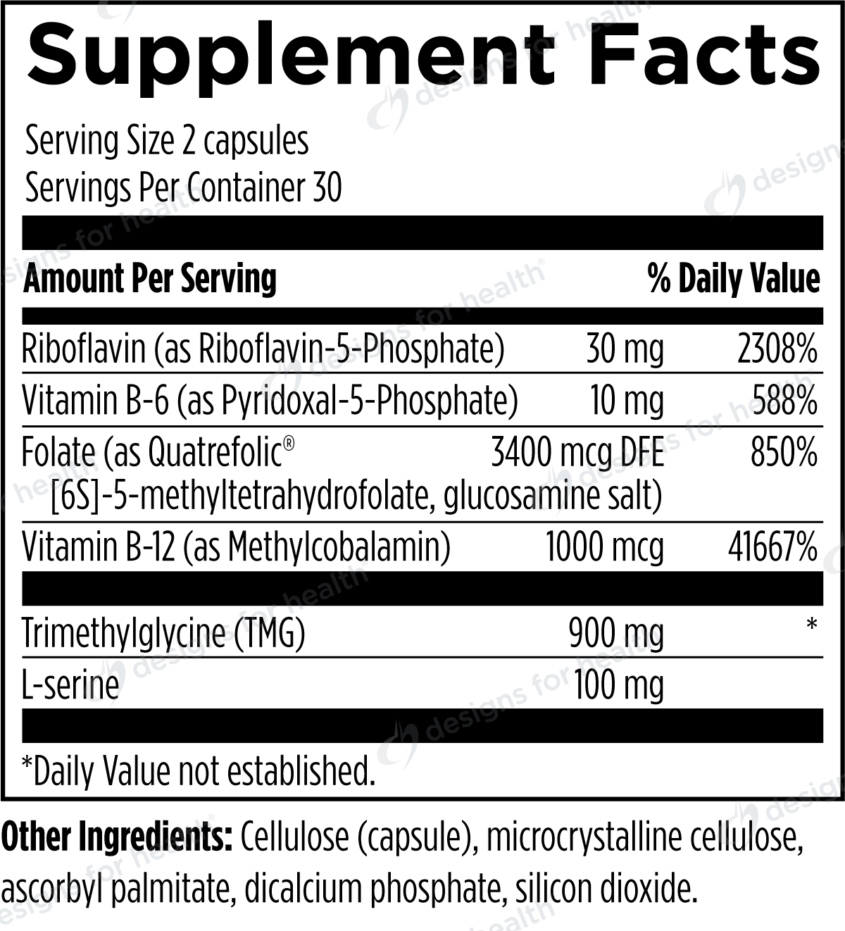 Designs for Health Homocysteine Supreme - 60 caps - Wholistic Nutrition - Default - Designs for Health