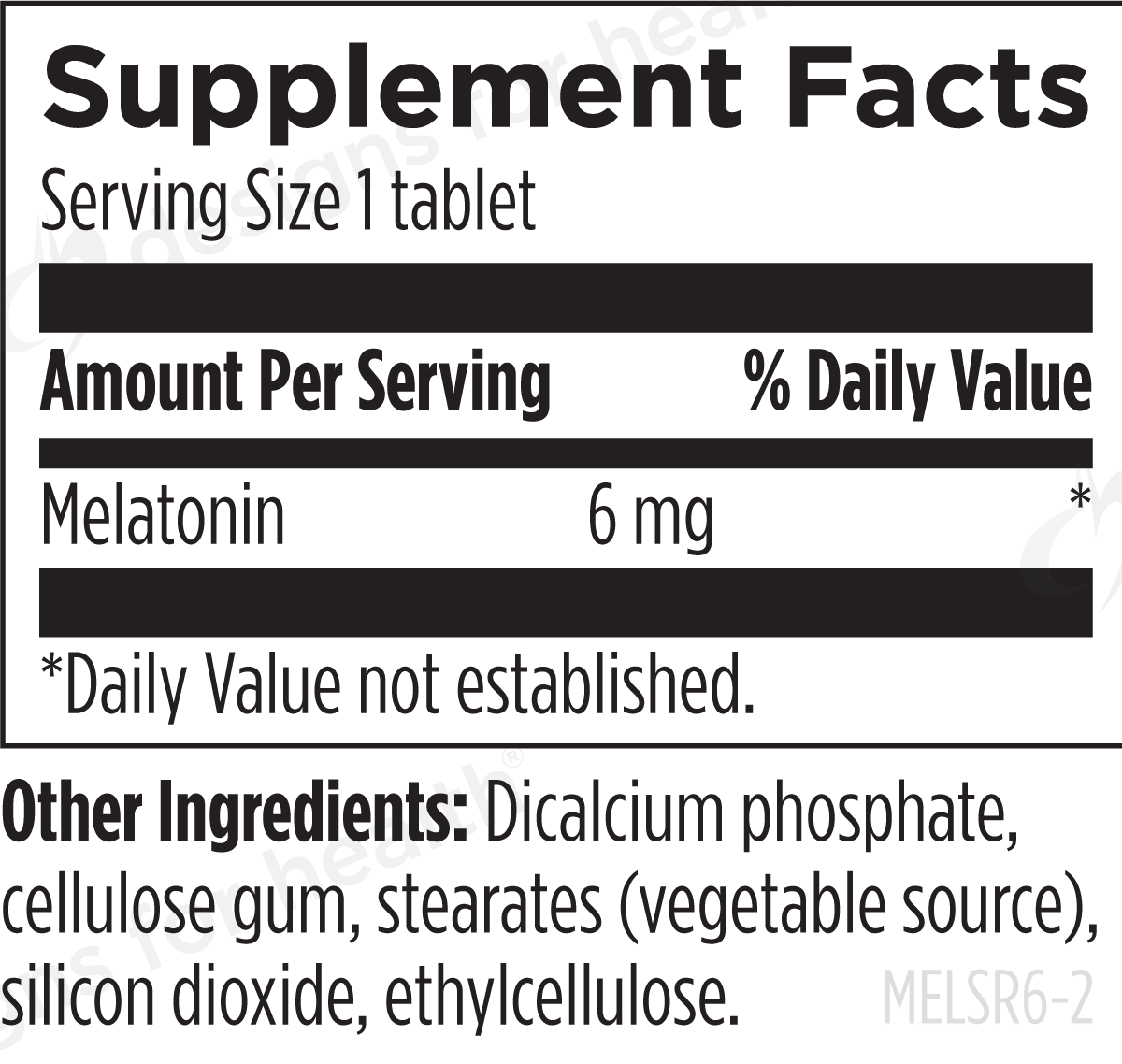 Designs for Health Melatonin SRT - Wholistic Nutrition - Default - Designs for Health