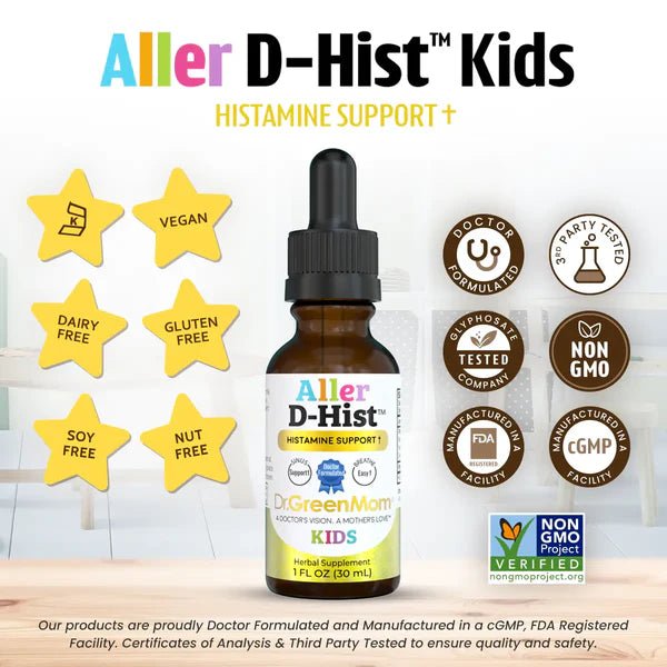 Dr. Green Life Aller D - Hist™ Kids - Wholistic Nutrition - Wholistic Medicine Cabinet - Dr. Green Life/Mom