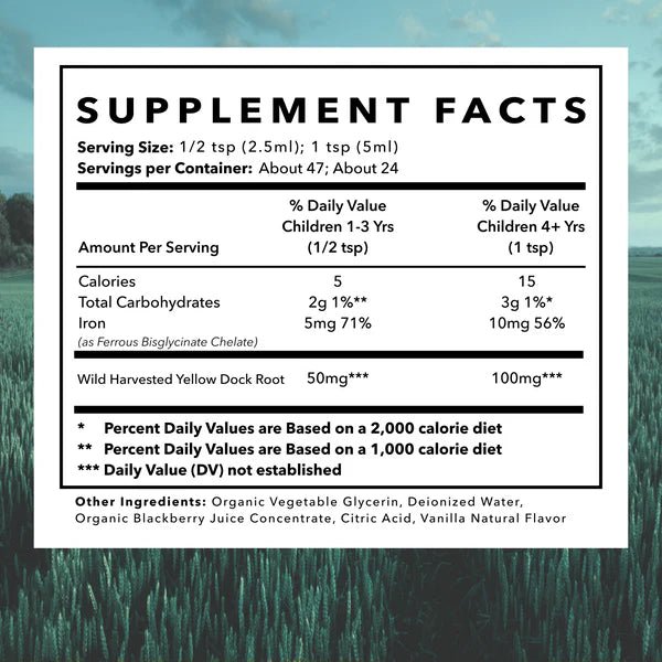 Dr. Green Life Liquid Iron - Wholistic Nutrition - Wellness Supplements - Dr. Green Life/Mom