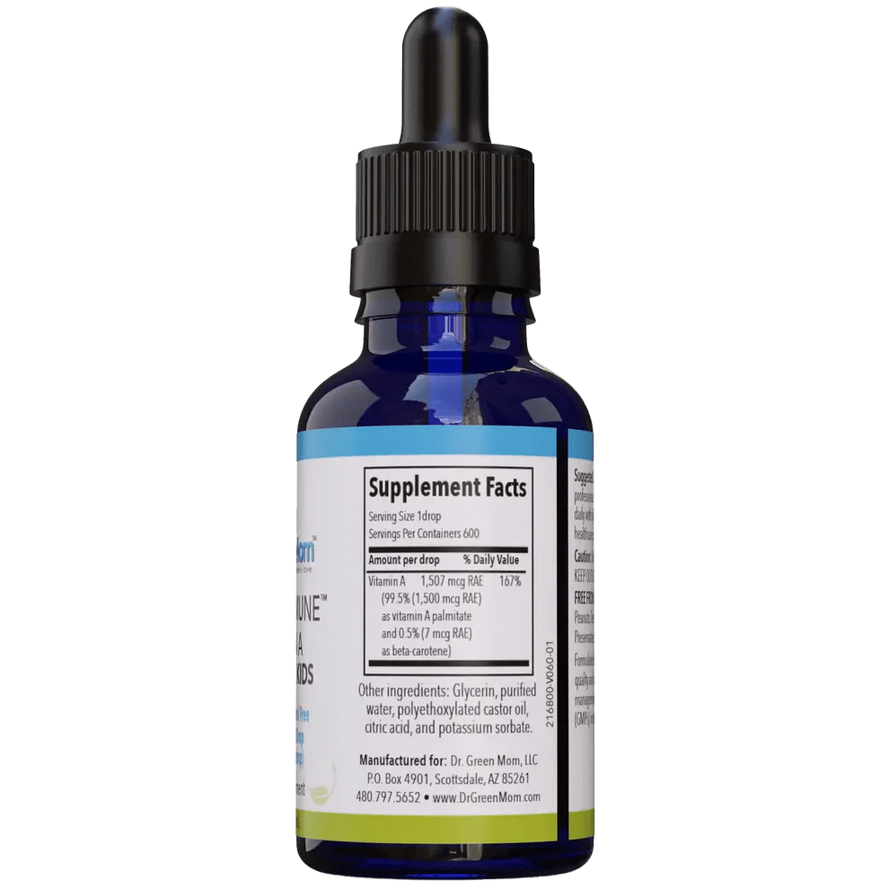 Dr. Green Mom Liquid Vitamin A - 1 oz. - Wholistic Nutrition - Wellness Supplements - Dr. Green Life/Mom