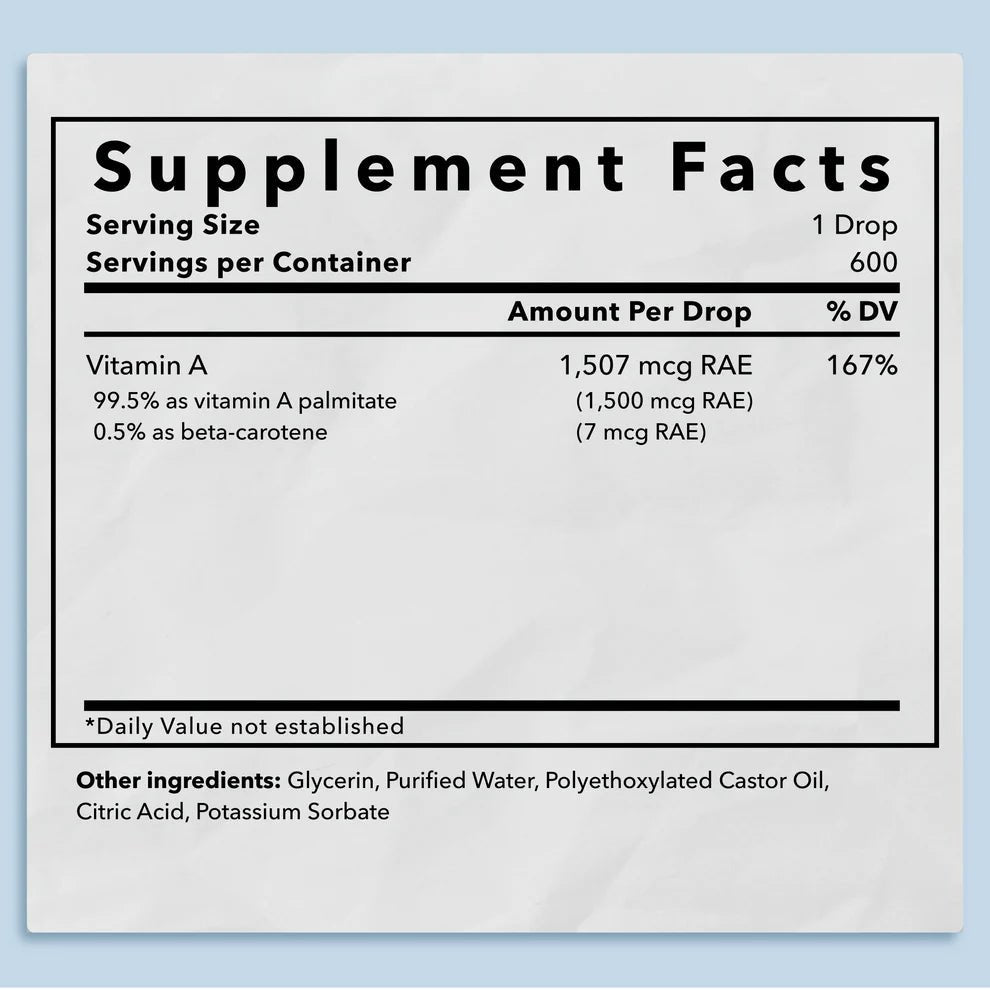 Dr. Green Mom Liquid Vitamin A - 1 oz. - Wholistic Nutrition - Wellness Supplements - Dr. Green Life/Mom